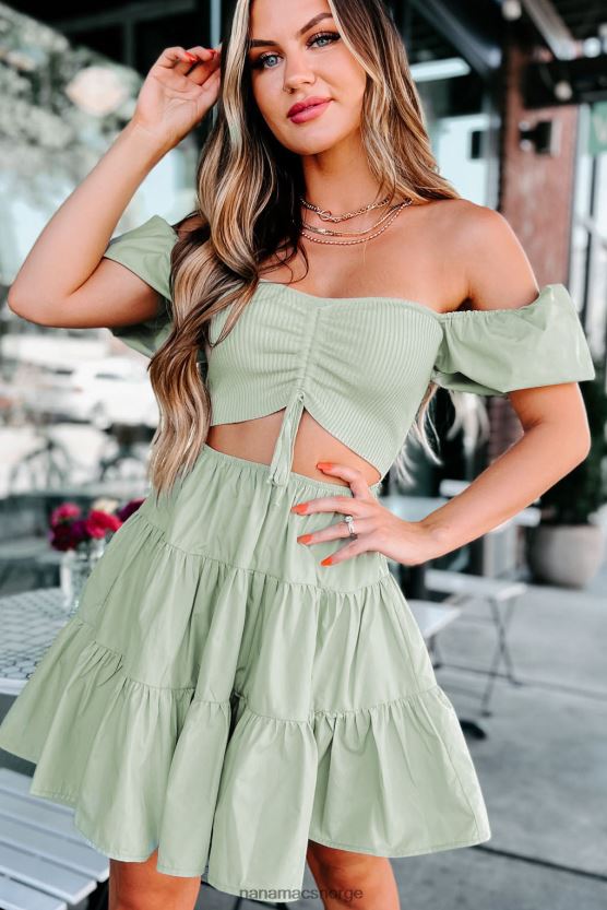 salvie NanaMacs pippy cut-out minikjole med puffermer 402NJ02152