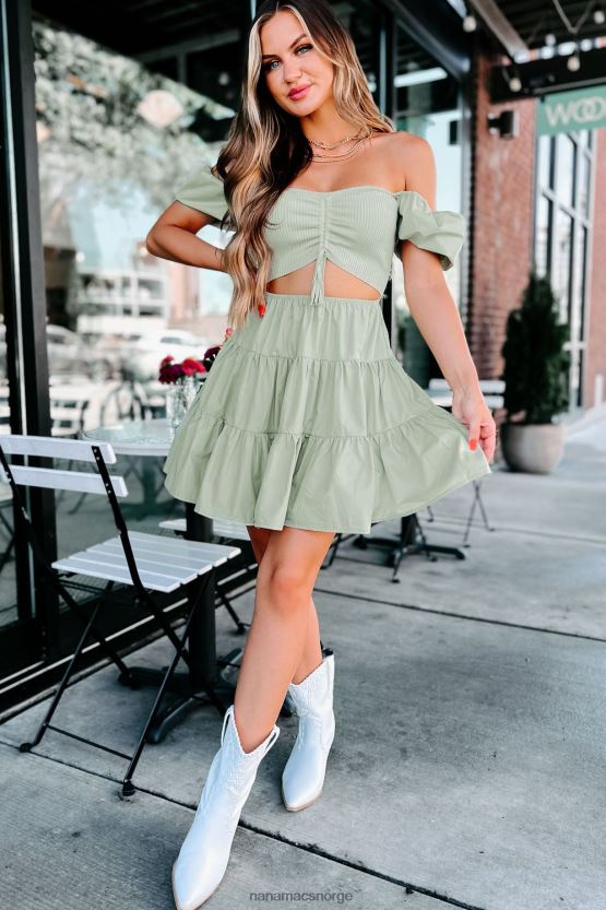 salvie NanaMacs pippy cut-out minikjole med puffermer 402NJ02152