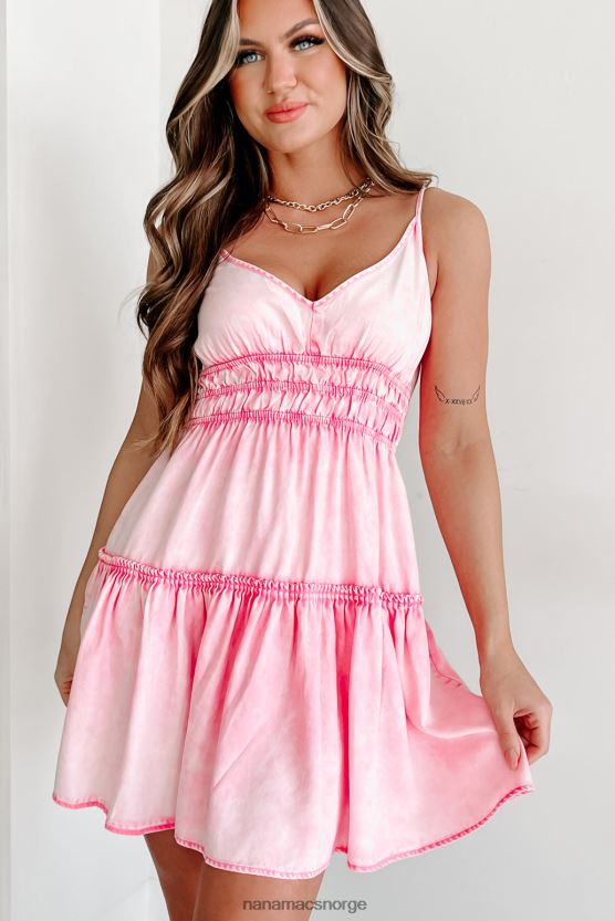 vasket rosa NanaMacs snakk om sjarm mini kjole 402NJ02027