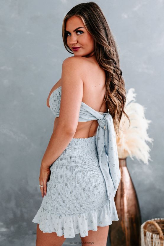 blå NanaMacs aurelia boho print todelt sett 402NJ01611