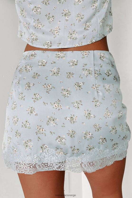 blå NanaMacs du er så dramatisk blomstret todelt skjørtsett 402NJ0874