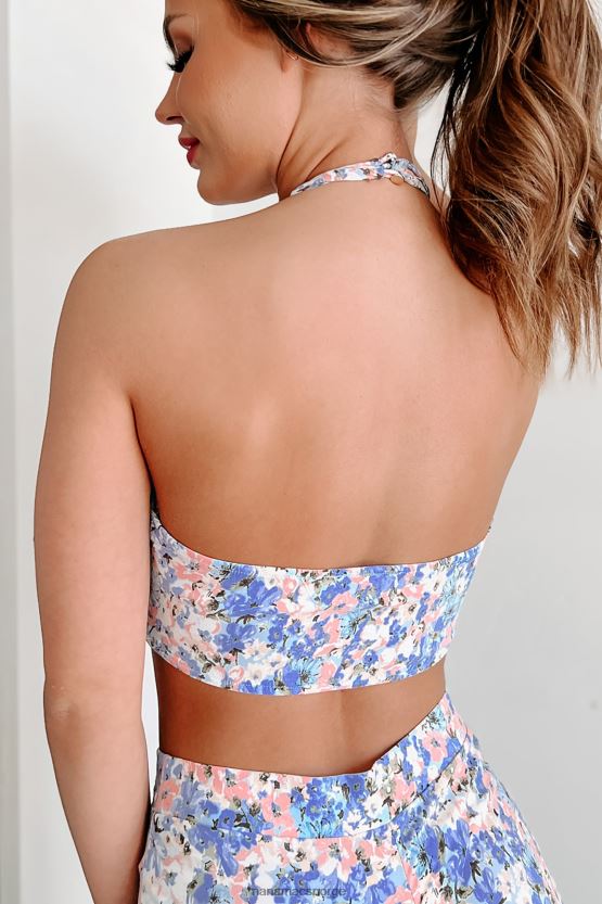 blå NanaMacs klassisk utfluktsblomstret todelt buksesett 402NJ01193