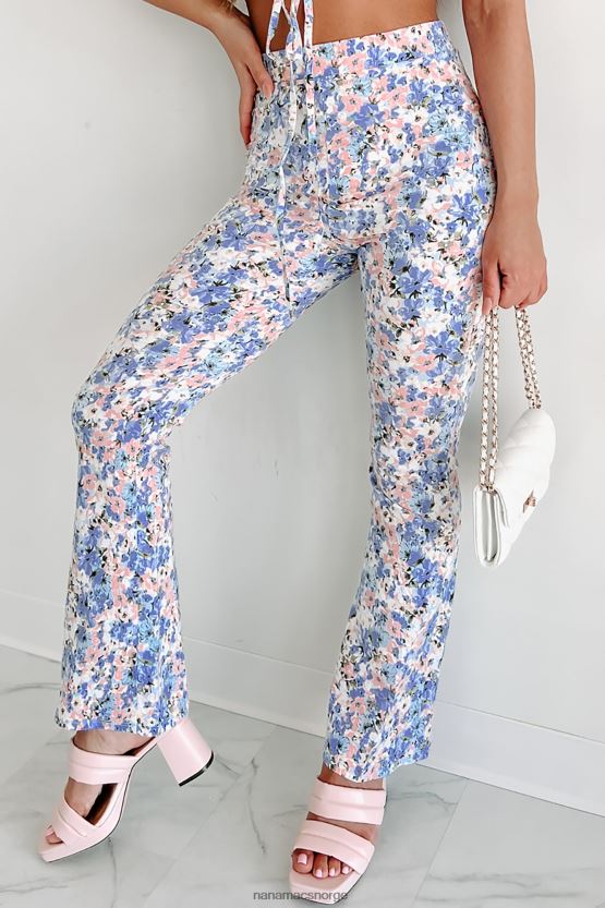 blå NanaMacs klassisk utfluktsblomstret todelt buksesett 402NJ01193