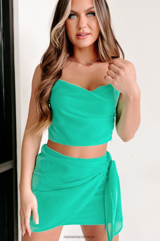 blågrønn NanaMacs finne meg selv todelt skjørtsett 402NJ01152