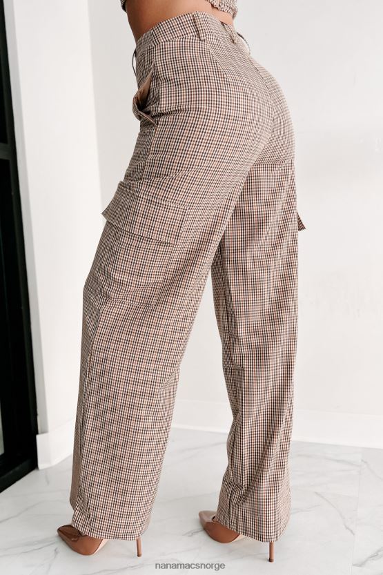 brun NanaMacs vann under broen rutete todelt buksesett 402NJ01225