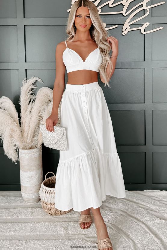 elfenbein NanaMacs sunny songs todelt skjørtsett med trykkknapper 402NJ01625