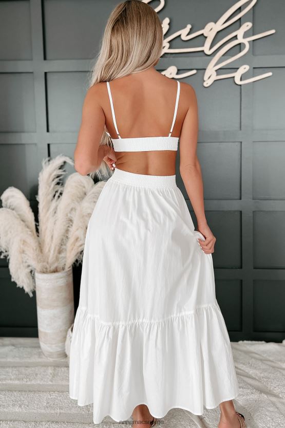 elfenbein NanaMacs sunny songs todelt skjørtsett med trykkknapper 402NJ01625