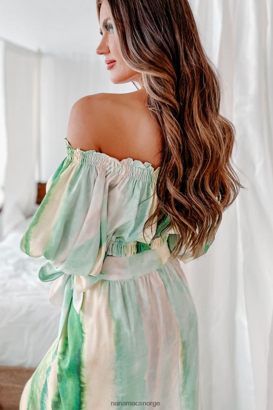 grønn multi NanaMacs jamaican me crazy tie-dye todelt sett 402NJ01597