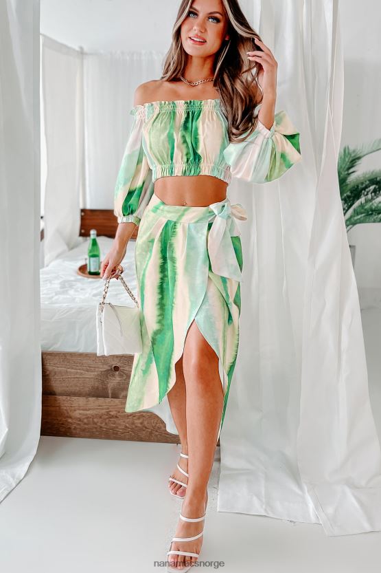 grønn multi NanaMacs jamaican me crazy tie-dye todelt sett 402NJ01597