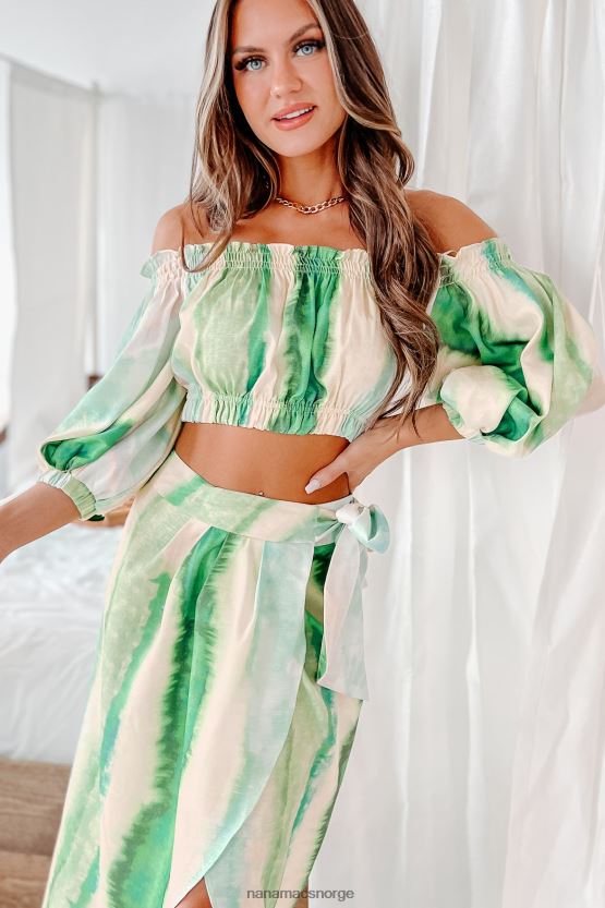 grønn multi NanaMacs jamaican me crazy tie-dye todelt sett 402NJ01597