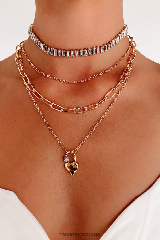 gull NanaMacs change my ways halskjede øredobber sett 402NJ04081