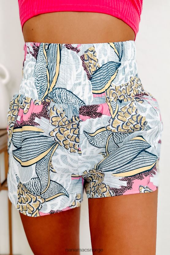 hvit NanaMacs hver innsats gjort trykt atletisk sett 402NJ01624