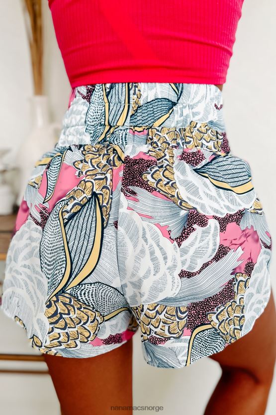 hvit NanaMacs hver innsats gjort trykt atletisk sett 402NJ01624