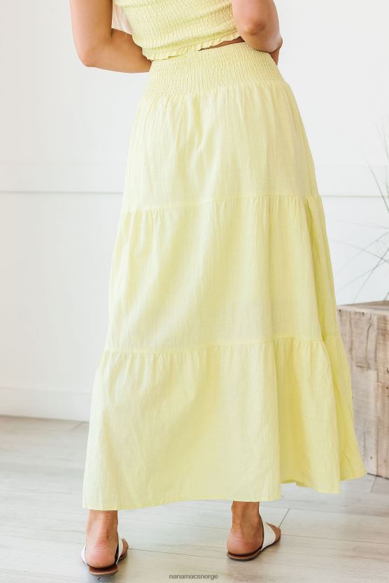 lime NanaMacs trygge valg smocked tube topp skjørt sett 402NJ01618
