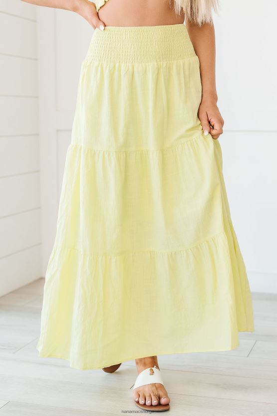 lime NanaMacs trygge valg smocked tube topp skjørt sett 402NJ01618