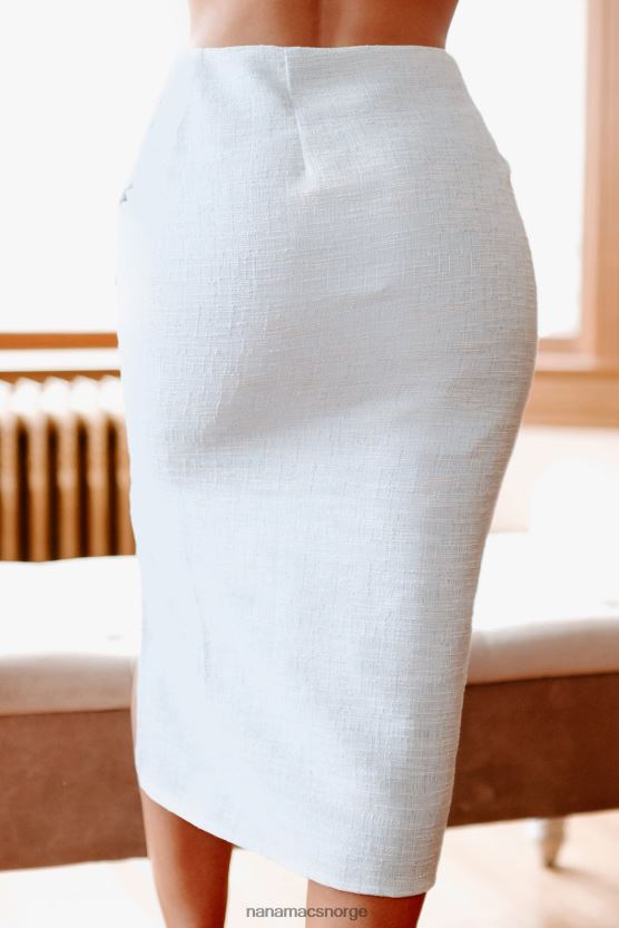 lyse blå NanaMacs executive assistant tweed todelt skjørtsett 402NJ01210