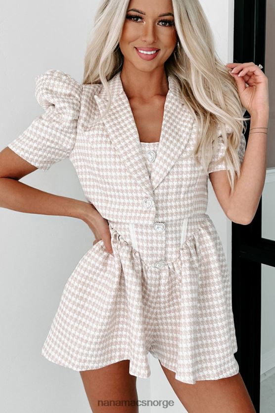 naken NanaMacs løse mysterier houndstooth todelt buksesett 402NJ01564