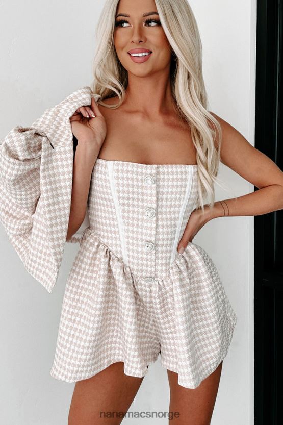 naken NanaMacs løse mysterier houndstooth todelt buksesett 402NJ01564