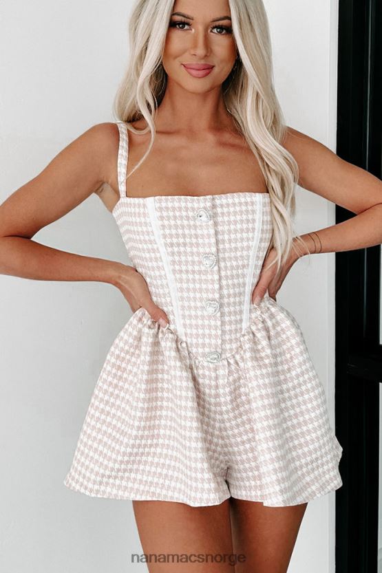 naken NanaMacs løse mysterier houndstooth todelt buksesett 402NJ01564