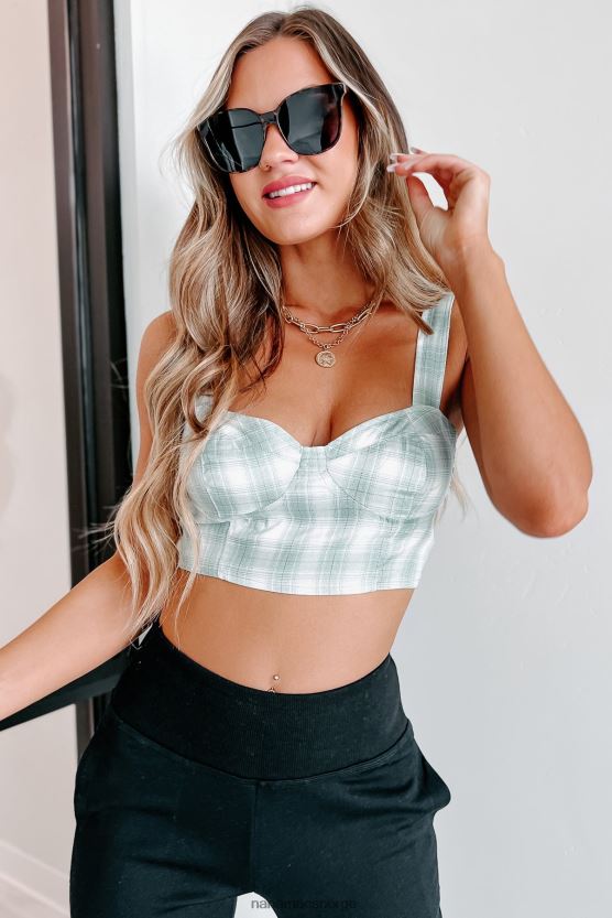 salvie NanaMacs bruna rutete blazersett i to deler 402NJ01300