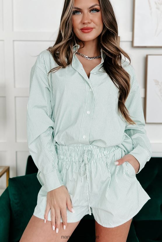 salvie NanaMacs omfavne øyeblikkene stripete todelt kort sett 402NJ0882