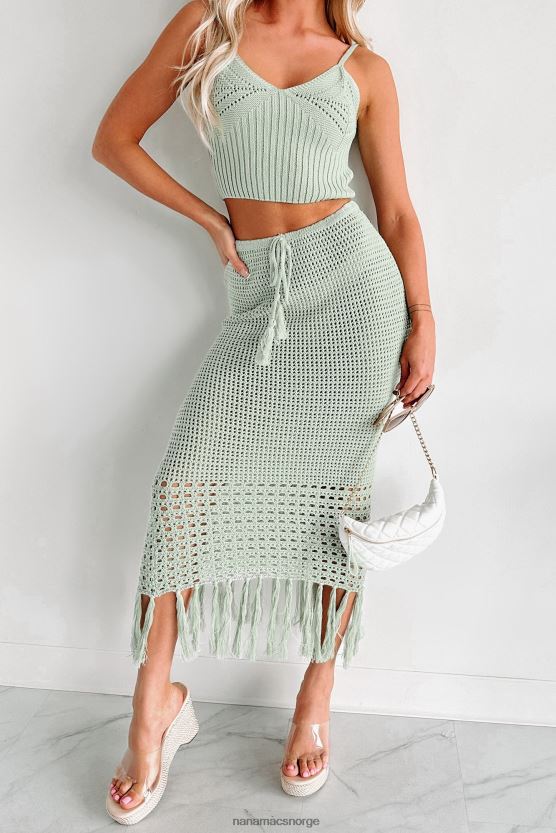 salvie NanaMacs sippin' on mai tais heklet strikket todelt skjørtsett 402NJ01134