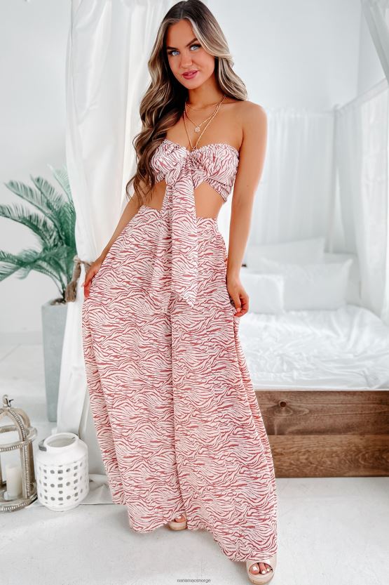 støvete lilla NanaMacs todelt sett med dristig skjønnhet med sebratrykk 402NJ01637