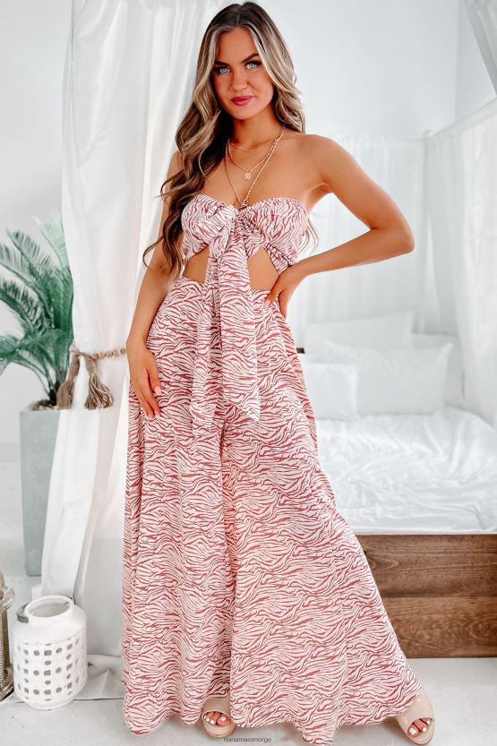 støvete lilla NanaMacs todelt sett med dristig skjønnhet med sebratrykk 402NJ01637