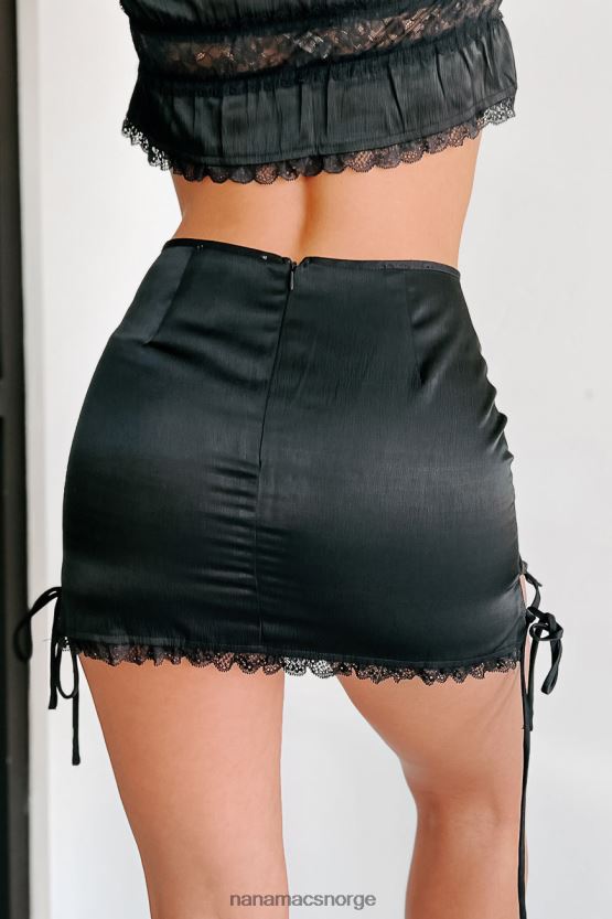 svart NanaMacs dag av takknemlighet todelt skjørtsett 402NJ01566