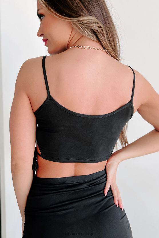 svart NanaMacs føles ekstra fint todelt skjørtsett 402NJ01184