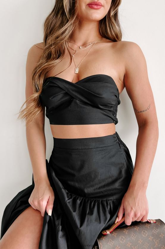 svart NanaMacs holde ideene dine todelt skjørtsett 402NJ01150