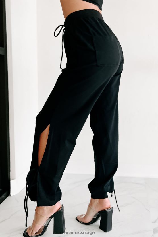 svart NanaMacs laid back ways todelt joggersett 402NJ01234