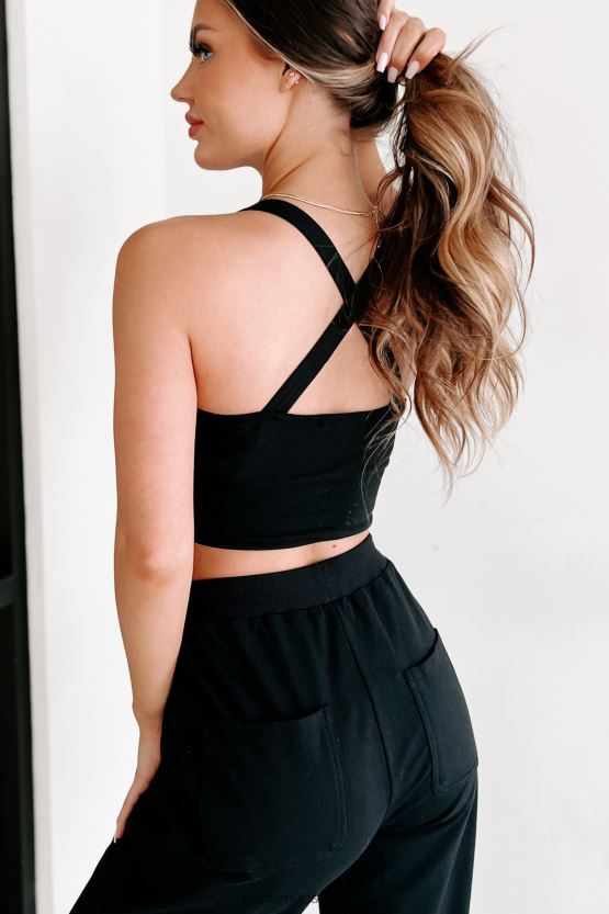 svart NanaMacs laid back ways todelt joggersett 402NJ01234