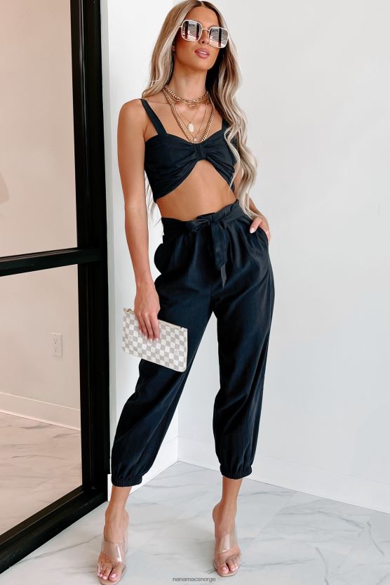 svart NanaMacs tilstede i øyeblikket todelt joggersett 402NJ01413