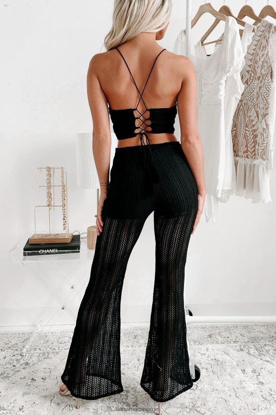 svart NanaMacs yacht sesongen heklet todelt buksesett 402NJ0787