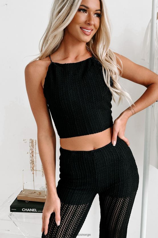 svart NanaMacs yacht sesongen heklet todelt buksesett 402NJ0787