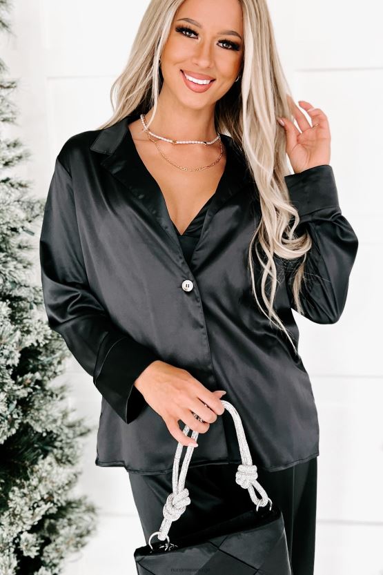 svart NanaMacs trenger ikke du sateng 3-delt buksesett 402NJ01244