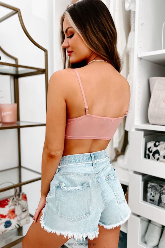 støvete rødme NanaMacs snakk mykt hekle blonde bralette 402NJ01341