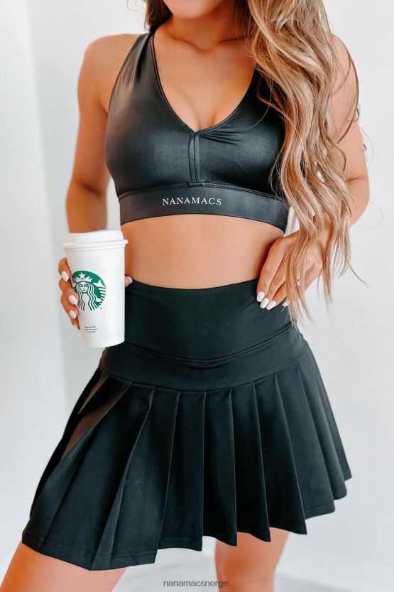 svart NanaMacs kraft gjennom original cross-back sports-BH 402NJ01254