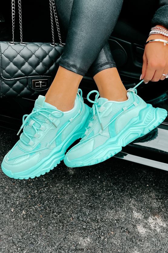 blågrønn NanaMacs snakke meg opp chunky pappa joggesko 402NJ04053