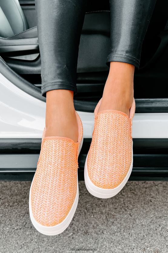 fersken NanaMacs starter min reise rafia vevde slip-on joggesko 402NJ04054