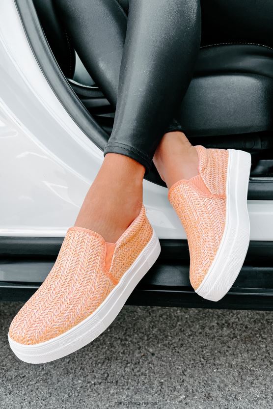 fersken NanaMacs starter min reise rafia vevde slip-on joggesko 402NJ04054