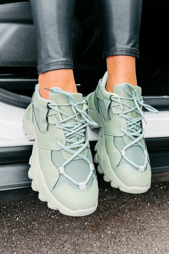 grønn NanaMacs kelia chunky doble sneakers 402NJ04055