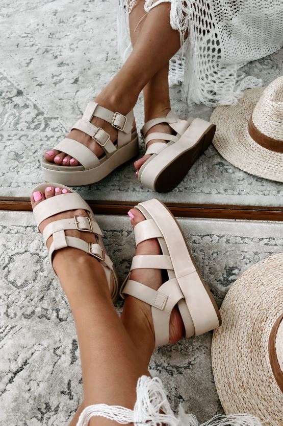 naturlig NanaMacs driver bort plattformsandaler 402NJ04015