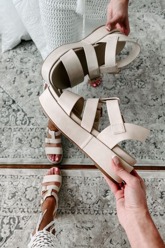 naturlig NanaMacs driver bort plattformsandaler 402NJ04015