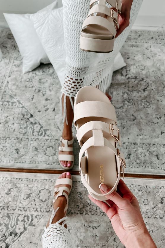 naturlig NanaMacs driver bort plattformsandaler 402NJ04015