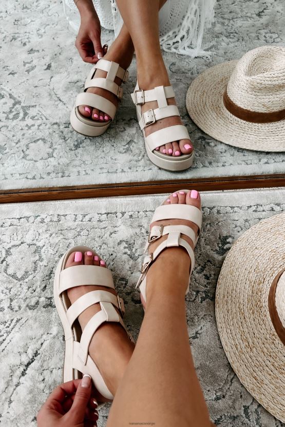 naturlig NanaMacs driver bort plattformsandaler 402NJ04015