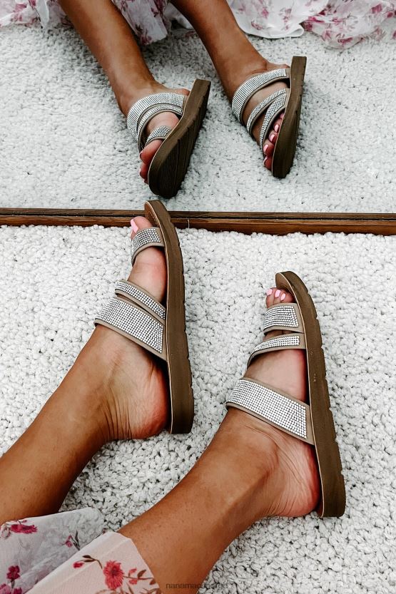 naturlig NanaMacs naveena rhinestone sandaler 402NJ04018