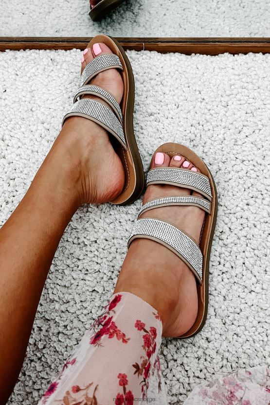 naturlig NanaMacs naveena rhinestone sandaler 402NJ04018