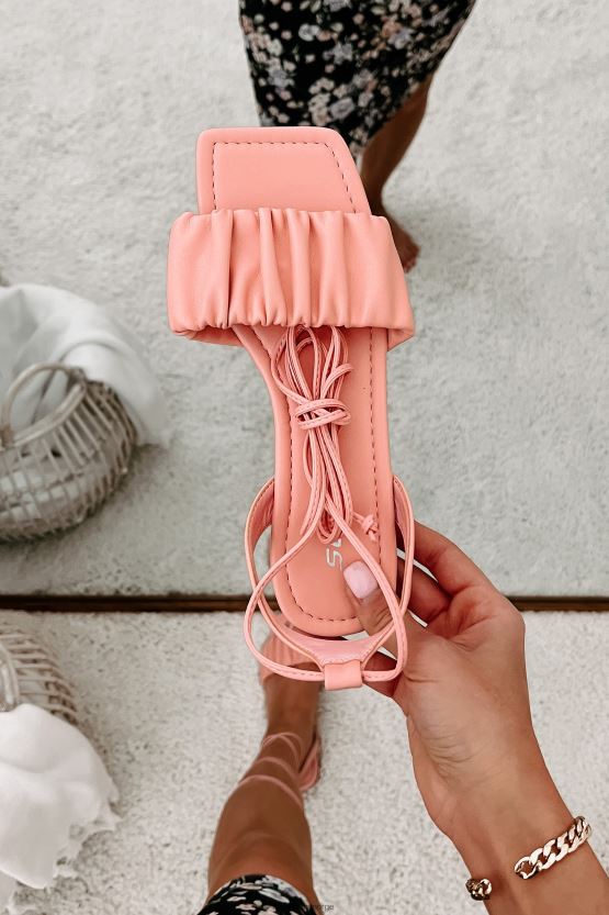 rosa NanaMacs brenda rynkete ankelsandaler 402NJ04031